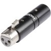 Hicon HI-X3X3-FM XLR Adapter XLR Plug-Socket 1pc Durable Audio Connector