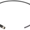 Sensor actuator cable, M8-cable socket, straight to open end, 3 pole, 0.5 m, PUR, black, 21348100388005