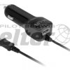 Ładowarka samochodowa miniUSB + USB 2,1A