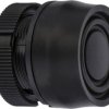 Pushbutton, with external seal, unlit, waistband round, black, front ring black, mounting Ø 22 mm, ZA2BP2