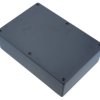 1591XXFSBK Hammond Black ABS Enclosure 221 x 150 x 64mm