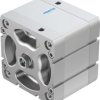 Siłownik kompaktowy skok: 30mm Festo Ø 100mm dwustronnego działania Action ADN-100-30-I-PPS-A