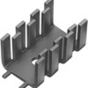Finger shaped heatsink, (L x W x H) 32 x 18.5 x 15 mm, 16 K/W, black anodized, 10035017