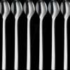 3201000268 WMF Nuova long-handled spoons, gloss silver, 22.0 cm, set of 6