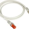 Patch-cord F/UTP kat.5e PVC 0.25m szary KKF5SZA0.25