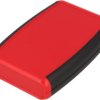 ABS handheld enclosure, (L x W x H) 117 x 79 x 24 mm, red, IP54, 1553BRDBKBAT