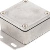 Aluminum die cast enclosure, (L x W x H) 51 x 51 x 25 mm, natural, IP65, 1590WLLBF