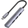OUTLET_1: Adapter Unitek H1208B Hub USB-C 1*USB-A 5Gbps, 3*USB-A 2.0
