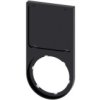 Ramka Do Etykiet Zatrzaskiwanych 27X27mm Czarna Zaokrąglona Otwór 22Mm Sirius...