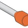 Końcówka tulejkowa izolowana 4mm2 pomarańczowa DZ5CE042 /100szt./