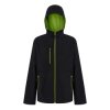 Kurtka typu softshell, TRA705, rodzaj Unisex, XL, Czarne/limonkowe