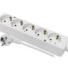 Przedłużacz 5-gniazd z/u Schuko 16A 3m /H05VV-F 3x1,5/ biały PS-570S