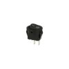 Przełącznik klawisz KCD1-108B 250V 3A 2-poz 1-tor 1xNO mały czarny / 37875