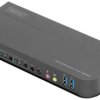 Digitus DS-12874 4 porty Przełącznik KVM HDMI USB 4096 x 2160 Pixel