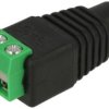 Gniazdo; 2,5mm; zasilające DC; 5,5mm; GDC22-55Sz; proste; na przewód; śrubowy; plastik