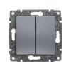VENA Przycisk podwójny aluminium 514020