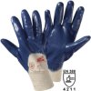 Leipold Doehle Cross Nitril 1450C Bawełna, Nitrylowy kauczuk Rękawice robocze EN 388:2016 CAT II 1 par(a)