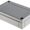 Obudowa Poliwęglan szerokość zew. 80 mm długość zew. 130 mm wys. zew. 35 mm Fibox IP67 Szary