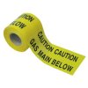 Faithfull 0026150365YGATB Warning Tape 365m - Gas