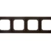 Sonata Ramka Poczwórna Czarne Szkło R-4Rg/32