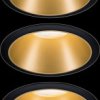 93404 Recessed luminaire LED Cole 3 x 6,5 W, 2700 K, black/gold matt