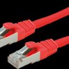 21991221 Patch cable Cat.6 S/FTP PIMF red 0.5m