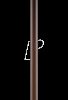 76570 LED table lamp, outdoor, RGBW, 38 cm, touch control, copper-colo