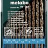 Zestaw wierteł krętych do metalu Metabo 627120000 1 szt.
