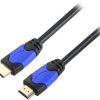 Connection cable, 1 m, black, HDMI plug type A, straight to HDMI plug type A, straight, K5431PRSW.1