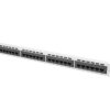 Patch panel 24 PORT 1U kat.6 szary PPU6-1024-S