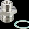 Screw-in adapter, 100 bar/10 MPa, M18, G 1/2 for flow and temperature sensors, E40096