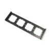 Sonoff M5-4C-80-F - ramka do włącznika ściennego M5-80 - poczwórna - czarna