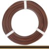 Przewód linka Donau Elektronik 318-818-25, 3 x 0.14 mm², jasnobrązowy, czarny, ciemnobrązowy, 25 m