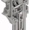 1-wire end module, spring-clamp connection, 0.14-1.5 mm², 1 pole, 13.5 A, 6 kV, gray, 2020-181