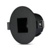 VT-883 Oczko halogenowe Spot trzonek: GU10 kwadratowa czarny czarny 8598 V-TAC