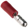 Konektor okrągły izolowany Męski rozmiar 1.5mm² średnica przelotu 4mm RS PRO Czerwony długość całkowita 21.5mm