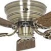 CasaFan FLAT 75-III MA-AH/AE Flügel Ahorn/Eiche Altholz Wentylator sufitowy 61 W (Ø x W) 79 cm x 164 mm mosiądz antyczny