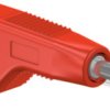 4 mm plug, screw connection, 1.0 mm², red, 64.9325-22