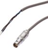 VK2000L4, Kabel przyłączeniowy, 2m, Lemo-mini Female 3pin Straight, Końcówka wolna, 3 żyły, -40-180C