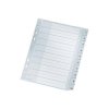 Leitz 12850000 1285 Index A5, Oversized 1-10 Polypropylene Grey 10 dividers