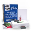 Show-me A4 SUPERTOUGH Plain Drywipe Boards - Bulk box of 100 sets