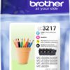 Brother atrament LC3217 tusz oryginalny Combi-Pack Czarny, Cyjan, Magenta, Żółty LC3217VAL