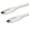 Kabel USB Złącze A USB C Złącze B USB C dł. 4m Kabel ładujący USB-C USB 2.0 kolor: Biały