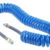 Przewód pneumatyczny spiralny 4m Niebieski, PUR, R 1/4 RS PRO