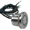 Przycisk piezo 22mm, LED 24V; zielony PS223