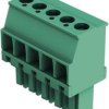 PCB connector, 16 pole, pitch 3.81 mm, green, 14311615401000