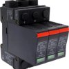 Ogranicznik przepięć Klasa I+ II (T1+T2) 1000 V DC In 25ka Iimp 12,5kA 10/350 RSP-PV12.5-1000-3P 2617386
