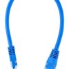 Patch Cord U/UTP kat.5e 0,25m CCA niebieski; Conotech