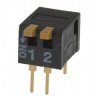 Omron A6DR-2100 Slide Dip Switch 2 Switches SPST On-Off