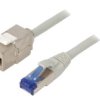 Cc5102s Przedłużacz Rj45 S/Ftp 6A Linka Cu Lszh Szary 15M 26Awg